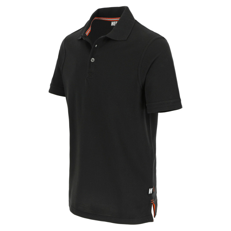 Polo à manches courtes Levi noir L HEROCK Polo à manches courtes Levi noir L HEROCK