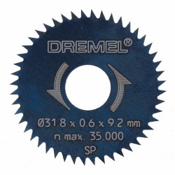 Lame à refendre et tronçonner 31,8 mm 2 pièces DREMEL