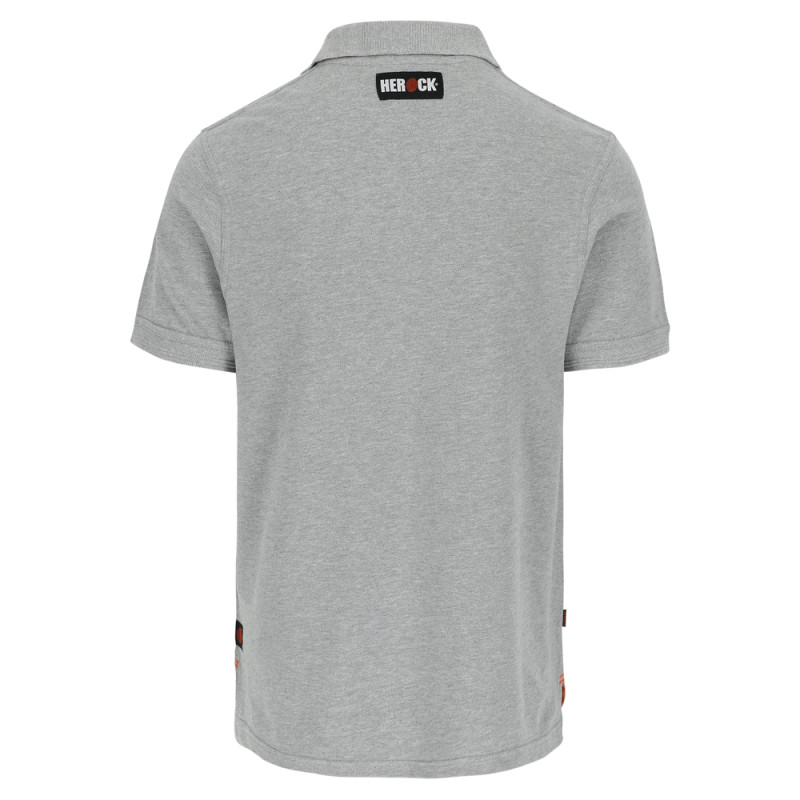 Polo à manches courtes Levi gris clair XXL HEROCK Polo à manches courtes Levi gris clair XXL HEROCK