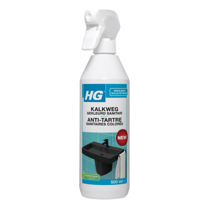 Spray anti-tartre pour sanitaires colorés 0,5 L HG
