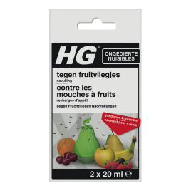 Recharge pour piège contre les mouches à fruits 20 ml 2 pièces HG