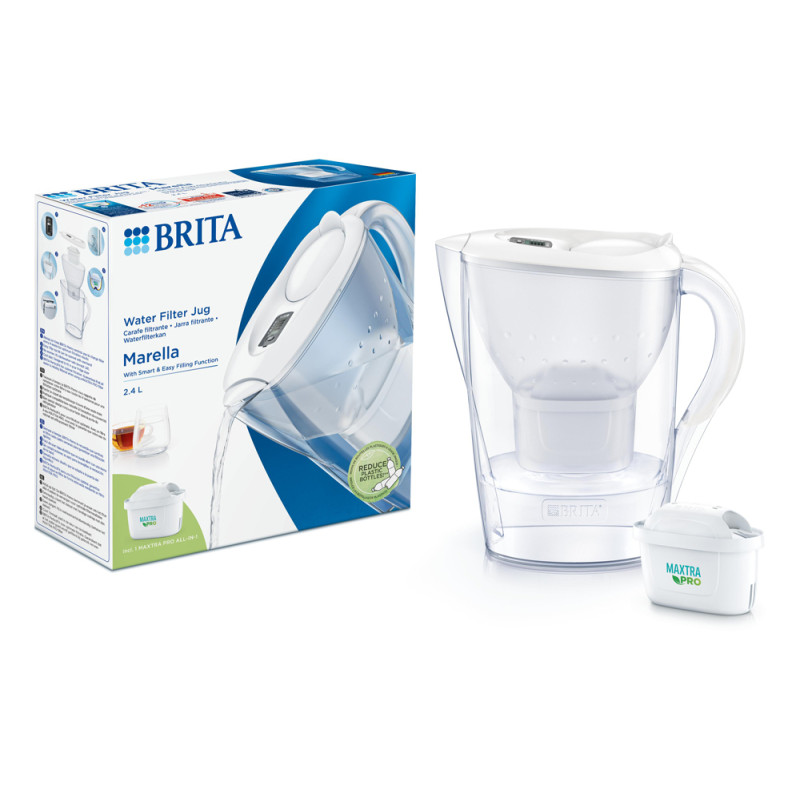 Carafe filtrante Marella cool white 2,4 L BRITA