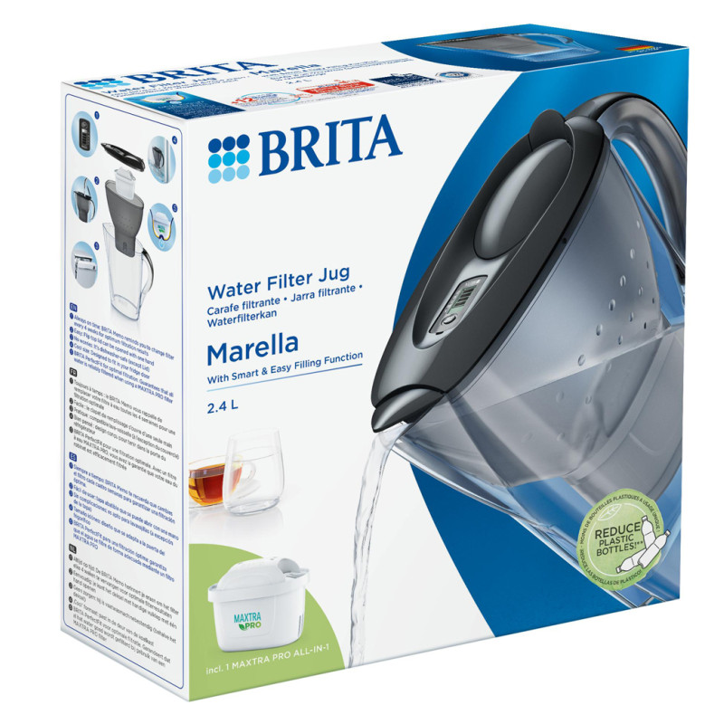 Carafe filtrante Marella cool graphite 2,4 L BRITA Carafe filtrante Marella cool graphite 2,4 L BRITA
