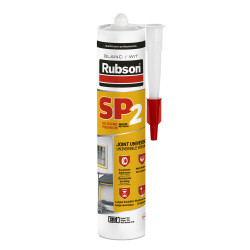 Mastic d'étanchéité SP2 Silicone blanc 0,3 L RUBSON