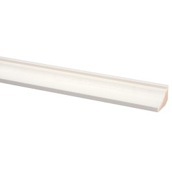 Moulure corniche en MDF blanche 260 x 3,2 x 2,2 cm