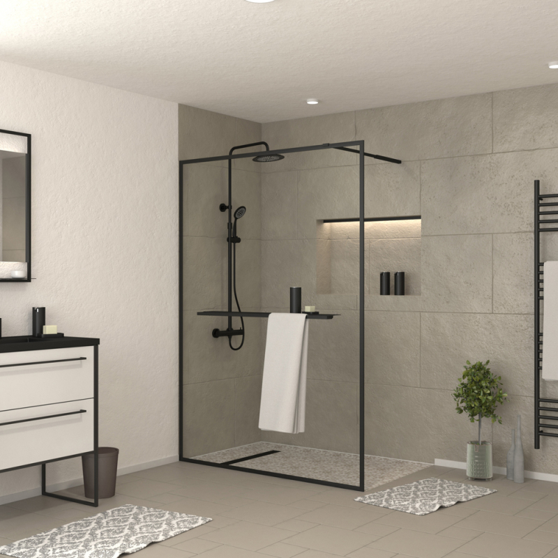 Poubelle salle de bain blanc, noir ou en couleurs - Aurlane