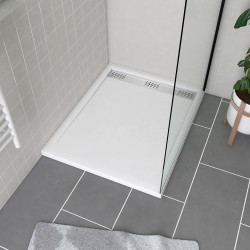 Receveur de douche Pure 2 blanc 80 x 100 cm AURLANE