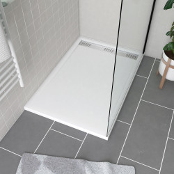 Receveur de douche Pure 2 blanc 80 x 120 cm AURLANE