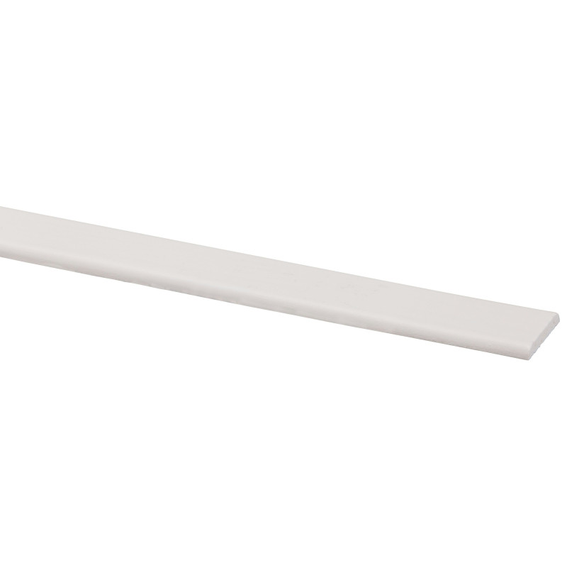 Moulure de recouvrement en pin blanche 270 x 2,2 x 0,4 cm