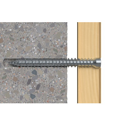 Vis de fixation pour cadres FFSZ 7,5 x 132 mm 100 pièces Vis de fixation pour cadres FFSZ 7,5 x 132 mm 100 pièces