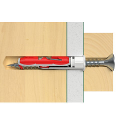 Cheville à bascule Duotec en nylon Ø 12 x 46 mm 2 pièces