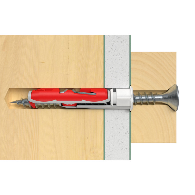 Cheville à bascule Duotec en nylon Ø 12 x 46 mm 2 pièces