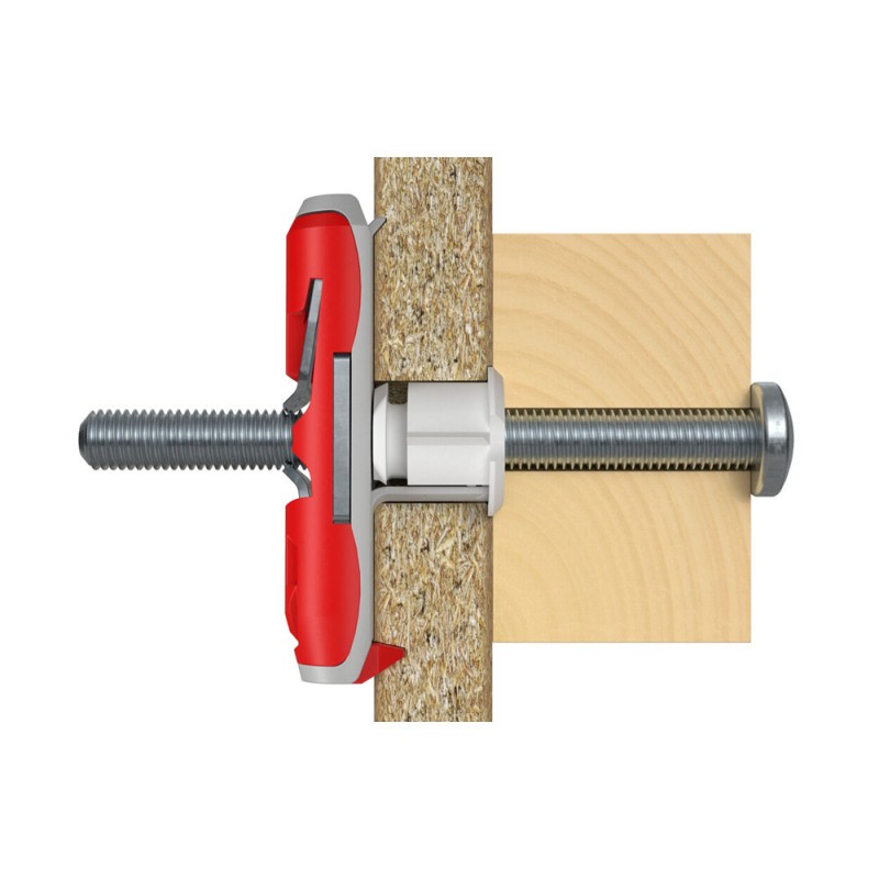 Cheville à bascule Duotec en nylon Ø 12 x 46 mm 2 pièces