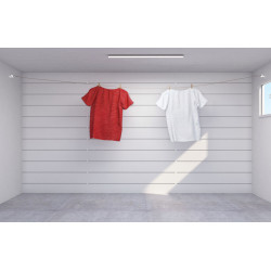 Crochet mural EasyHook droit avec cheville DuoPower en nylon Ø 10 x 50 mm 2 pièces