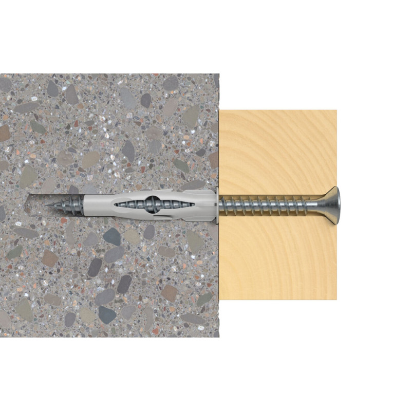 Cheville universelle FU Ø 6 x 35 mm 20 pièces Cheville universelle FU Ø 6 x 35 mm 20 pièces