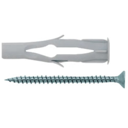 Cheville universelle FU Ø 8 x 50 mm avec vis 6 pièces