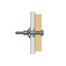 Cheville métallique HM 5 pour corps creux Ø 10 x 65 mm avec vis métrique