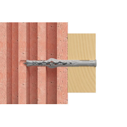 Cheville SXRL-T pour ossatures et cadres Ø 10 x 180 mm avec vis à tête fraisée 50 pièces