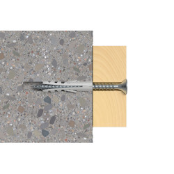 Cheville à expansion S4 Ø 4 x 20 mm 50 pièces