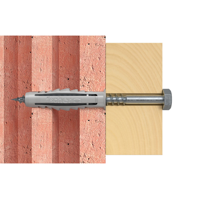 Cheville à expansion avec collerette SX Ø 16 x 80 mm 2 pièces Cheville à expansion avec collerette SX Ø 16 x 80 mm 2 pièces