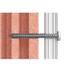 Vis de fixation pour cadres FFS 7,5 x 182 mm 6 pièces Vis de fixation pour cadres FFS 7,5 x 182 mm 6 pièces