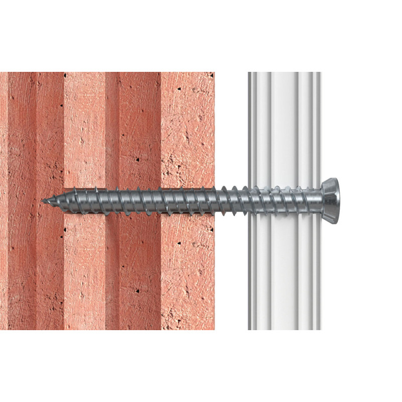 Vis de fixation pour cadres FFS 7,5 x 182 mm 6 pièces Vis de fixation pour cadres FFS 7,5 x 182 mm 6 pièces