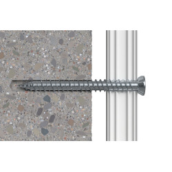 Vis de fixation pour cadres FFS 7,5 x 182 mm 6 pièces Vis de fixation pour cadres FFS 7,5 x 182 mm 6 pièces