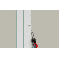 Crochet mural rapide blanc 8 pièces