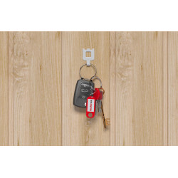 Crochet mural rapide blanc 8 pièces