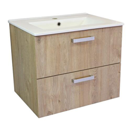 Ensemble de salle de bain avec deux tiroirs Smart bois 60 cm ONDEE