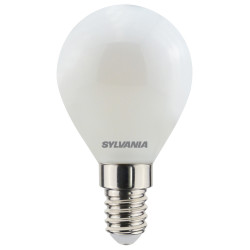Ampoule boule mate LED E14 blanc neutre 470 lm dimmable 4,5 W SYLVANIA