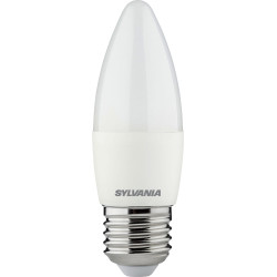 Ampoule flamme mate LED E27 blanc chaud 470 lm 4,5 W SYLVANIA