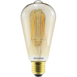 Ampoule à filaments LED E27 ambrée blanc chaud 420 lm 4,5 W SYLVANIA