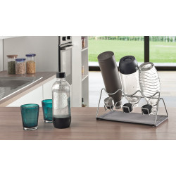 Egouttoir pour 2 bouteilles Sodastream METALTEX Egouttoir pour 2 bouteilles Sodastream METALTEX
