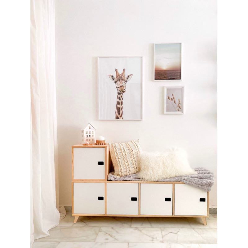 Set de pieds en bois pour meuble 13,5 cm bois 2 pièces ASTIGARRAGA Set de pieds en bois pour meuble 13,5 cm bois 2 pièces ASTIGARRAGA