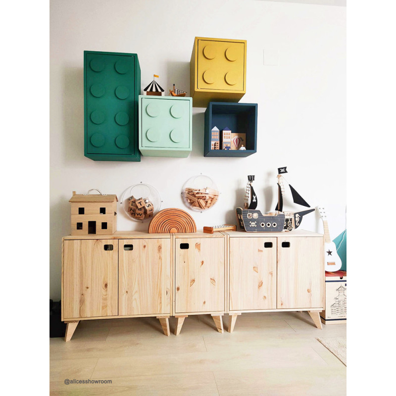 Set de pieds en bois pour meuble 13,5 cm bois 2 pièces ASTIGARRAGA Set de pieds en bois pour meuble 13,5 cm bois 2 pièces ASTIGARRAGA