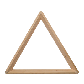 Console en bois triangle 30 x 30 x 30 cm ASTIGARRAGA