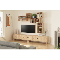 Étagère modulaire Dinamic en bois 70,8 x 36,2 x 33 cm 2 cubes ASTIGARRAGA Étagère modulaire Dinamic en bois 70,8 x 36,2 x 33 cm 2 cubes ASTIGARRAGA