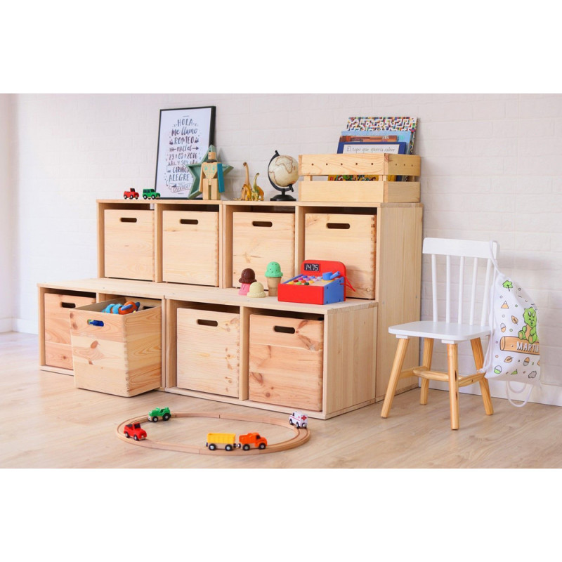 Étagère modulaire Dinamic en bois 70,8 x 36,2 x 33 cm 2 cubes ASTIGARRAGA Étagère modulaire Dinamic en bois 70,8 x 36,2 x 33 cm 2 cubes ASTIGARRAGA