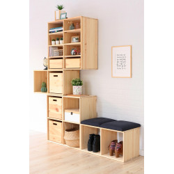 Étagère modulaire Dinamic en bois 70,8 x 36,2 x 33 cm 2 cubes ASTIGARRAGA Étagère modulaire Dinamic en bois 70,8 x 36,2 x 33 cm 2 cubes ASTIGARRAGA