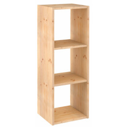 Étagère modulaire Dinamic en bois 105,4 x 36,2 x 33 cm 3 cubes ASTIGARRAGA