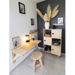 Étagère modulaire Dinamic en bois 105,4 x 70,8 x 33 cm 6 cubes ASTIGARRAGA