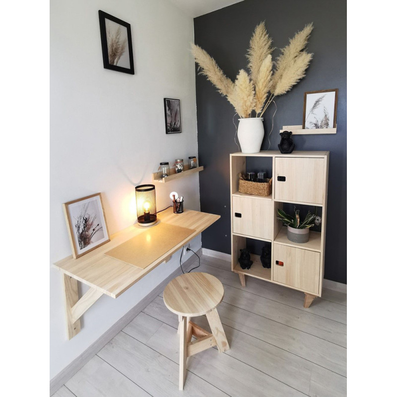 Étagère modulaire Dinamic en bois 105,4 x 70,8 x 33 cm 6 cubes ASTIGARRAGA