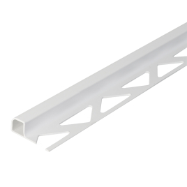 Profilé de finition pour carrelage en PVC blanc 1 mm 250 cm ALBERTS