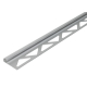Profilé de finition pour carrelage en aluminium anodisé 1 mm 250 cm ALBERTS