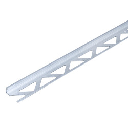 Profilé d'angle pour carrelage en aluminium 250 x 2,3 x 1 cm ALBERTS