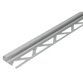 Profilé de finition pour carrelage en aluminium anodisé 1 mm 250 cm ALBERTS