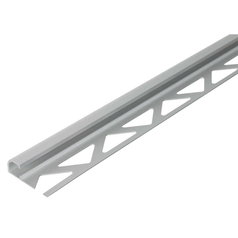 Profilé de finition pour carrelage en aluminium anodisé 1 mm 250 cm ALBERTS