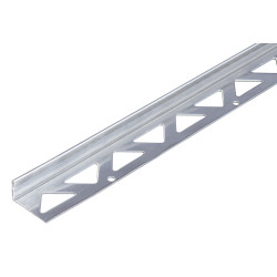 Profilé d'angle pour carrelage en inox 250 x 2,3 x 1,2 cm ALBERTS