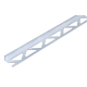 Profilé d'angle pour carrelage en aluminium 250 x 2,3 x 0,8 cm ALBERTS